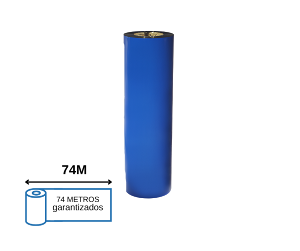 Ribbon de Cera 110mm x 74mts