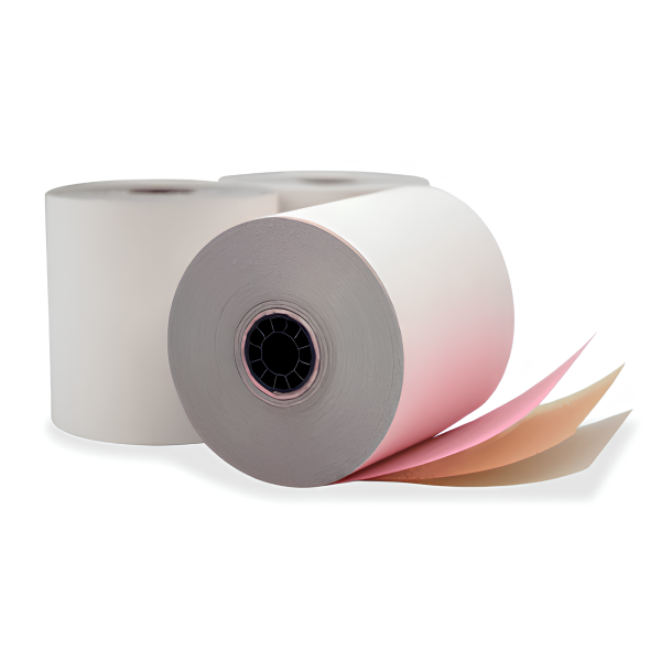 Rollos AUTOCOPIATIVOS X3 (1 ORIGINAL + 2 COPIAS) Caja X20