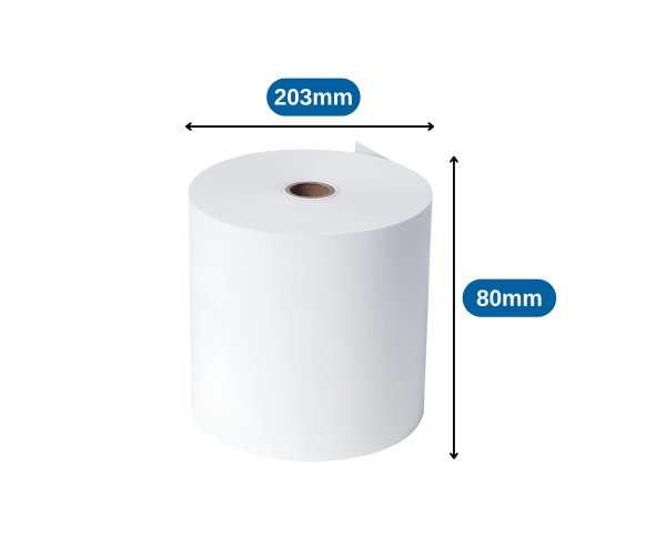 Rollo de papel Térmico CONTOMETRO 80mm X 203mm