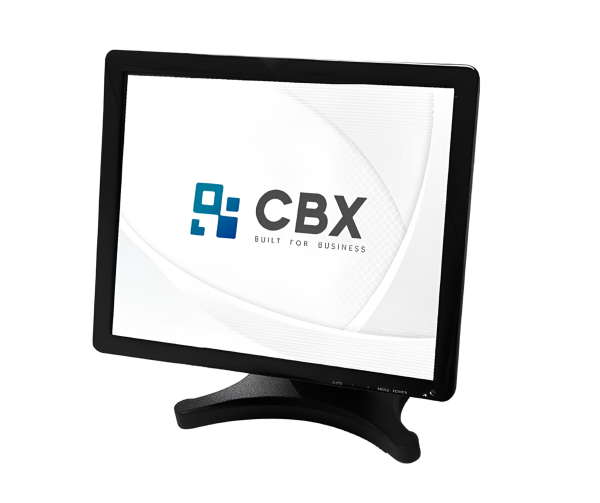 Monitor Touch CBX 1501W, 15", HDMI, VGA, BASE DE METAL