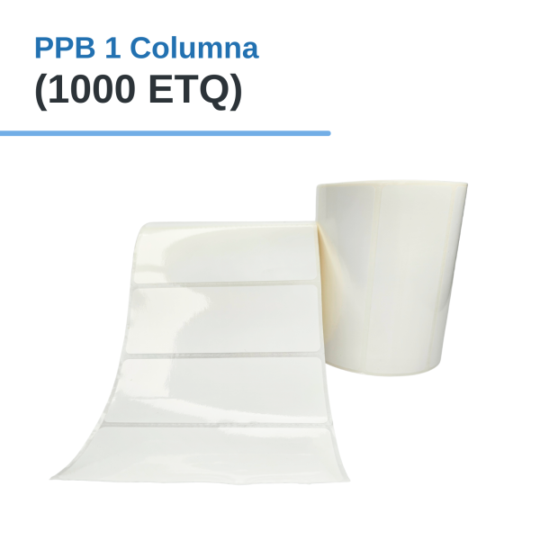 Rollo de Etiq. (PLASTIFICADO) PPB 4" x 1.5" x 1000 etq. x 1Col. Tuco 1"