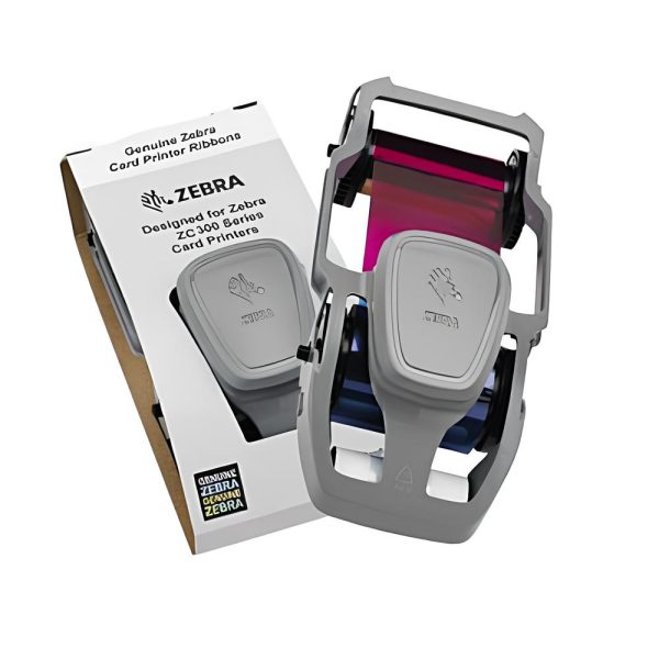 RIBBON de Impresora de Fotocheks ZC300 800300-264LA, SDYMCKO, (EFECTO METÁLICO /200 Impresiones)