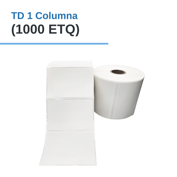 Rollo de Etiq. (TÉRMICO DIRECTO) TD 3"x 2" x 1000 etq. x 1Col. Tuco 1"