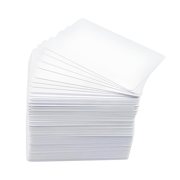 Tarjetas de PVC BLANCAS (PAQ x100)